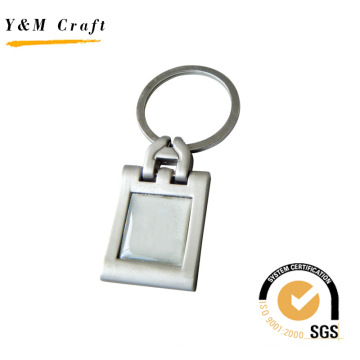 Porte-clés porte-clés en métal carré en gros (Y02324)